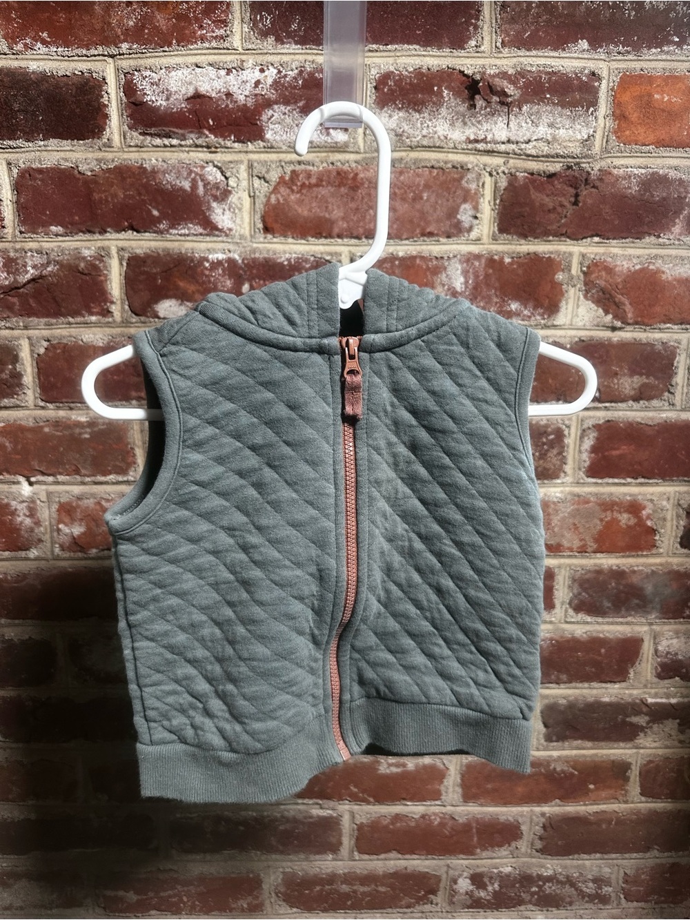 Carter's Baby Quilted Hooded Dinosaur Vest Size 18M